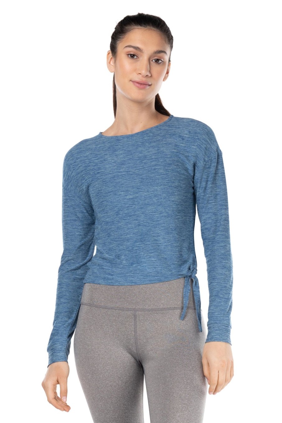 Women Kyodan Sweaters & Longsleeves  Day-To-Day Side-Tie Long Sleeve Top •  Glossybeaut