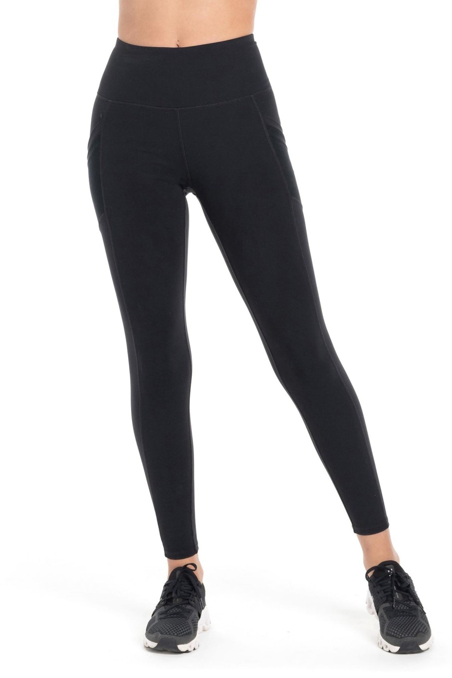 Kyodan Womens Simple Basic Workout Yoga Leggings with Pockets - X